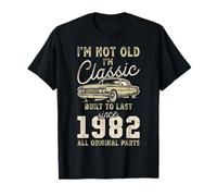 Born in 1982, 44th Birthday, Classic Car T-Shirt