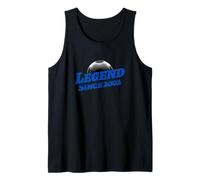 Born in 2002 Soccer Fan Birthday Legendary Legend Since 2002 Tank Top