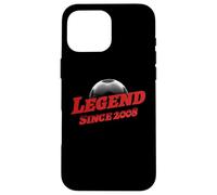 Born in 2008 Soccer Fan Birthday Legendary Since 2008 Case for iPhone 16 Pro Max