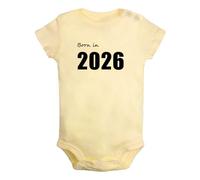Born in 2026 Funny Romper Newborn Bodysuits Infant Baby Jumpsuits Kids Cotton Clothes Childs Graphic One-Piece Outfits