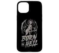 Born In Hell Satanism Occult Goat Ritual Case for iPhone 15 Plus