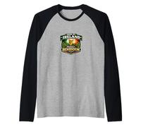 Born in Ireland Broken in Benidorm Raglan Baseball Tee