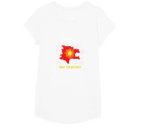 Born in Kosovo: Made for Greatness Patriotic Pride T-Shirt, Girls, White, Large