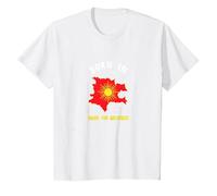 Born in Kosovo: Made for Greatness Patriotic Pride T-Shirt, Kids, White, 3 Years