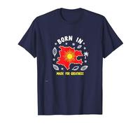 Born in Kosovo: Made for Greatness Patriotic Pride T-Shirt, Men, Navy, 4XL