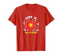 Born in Kosovo: Made for Greatness Patriotic Pride T-Shirt, Men, Red, 3XL