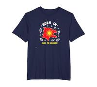 Born in Kosovo: Made for Greatness Patriotic Pride T-Shirt, Men's Big and Tall, Navy, 3X Tall