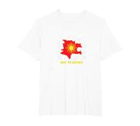 Born in Kosovo: Made for Greatness Patriotic Pride T-Shirt, Men's Big and Tall, White, 4X Tall