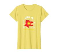 Born in Kosovo: Made for Greatness Patriotic Pride T-Shirt, Women, Lemon, 3XL