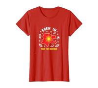 Born in Kosovo: Made for Greatness Patriotic Pride T-Shirt, Women, Red, 3XL