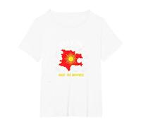Born in Kosovo: Made for Greatness Patriotic Pride T-Shirt, Women's Plus, White, 6X