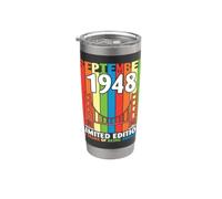 Born in September 1948 Ltd Edition 78 Years of Being Awesome Stainless Steel Insulated Tumbler
