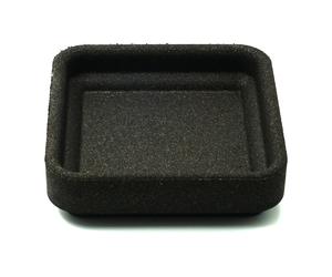 Born In Sweden Cork bowl for four candles 16x16 cm Black