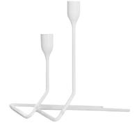 Born In Sweden - Puzzle Candle Holders 2-pack, White - White