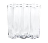 Born In Sweden Row vase three chambers high Clear