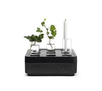 Born In Sweden Stumpastaken Small gift set Black. corkbowl black. 4-pack vases. matches