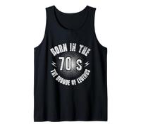 Born in The 70's The Decade of Legends Vintage Retro Tank Top