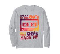 Born in The 80s but 90s Made Me. Retro Long Sleeve T-Shirt