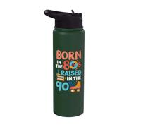 Born in The 80's Raised in The 90's Stainless Steel Insulated Water Bottle