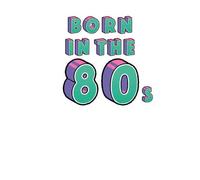 Born In The 80s Sweatshirt - White - L - White