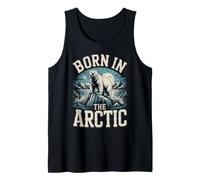 Born in the Arctic Polar Bear Arctic Wildlife Tank Top