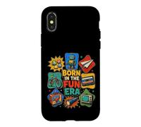 Born In The Fun Era Retro Childhood Memories Collection Case for iPhone X/XS