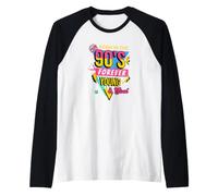 Born in The Nineties Retro Aesthetics Raglan Baseball Tee
