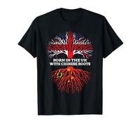 Born in the UK with Chinese Roots, China England Heritage T-Shirt