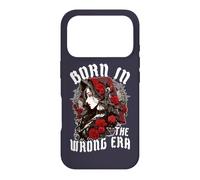 Born in the Wrong Era Quote Vintage Gothic Female Gothic Case for iPhone 17 Pro
