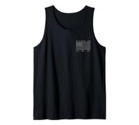 Born in USA Raised in America American BRED US Flag (Gray) Tank Top