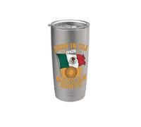 Born in USA with Mexican Roots Stainless Steel Insulated Tumbler
