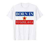 Born In Yugoslavia Yugoslavia Flag T-Shirt