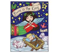 Born is the King: Born is the King Coloring Book by Deborah Muller Christian Christmas