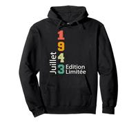 Born July 1943 Limited Edition Anniversary July 1943 Pullover Hoodie