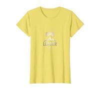 Born Leader: Mountaineer Compass Adventure Inspiration T-Shirt, Women, Lemon, 3XL