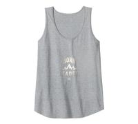 Born Leader: Mountaineer Compass Adventure Inspiration Tank Top, Women, Heather Grey, S