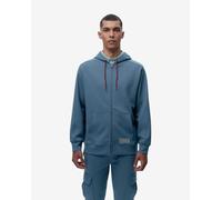 Born Living Yoga Biafra Hoodie Steel Blue Red - M