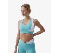 Born Living Yoga Cleo Bra Turquoise Blue White - XS