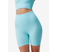 Born Living Yoga Dana Seamless Running Shorts Light Blue Women - M