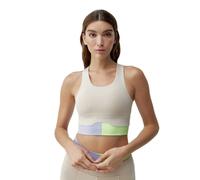 Born Living Yoga Kalinda Performance Bra Beige Blue Green - L