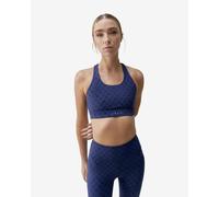 Born Living Yoga Monogram Bra Dark Blue - XS