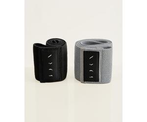 Born Living Yoga Resistance Bands Black Grey (2 Units)