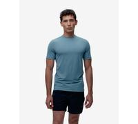 Born Living Yoga Volta Performance short sleeve T-shirt blue distance - M