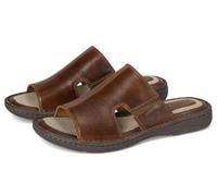 BORN Men's Flores Ii Slide Sandal, Tan (Cymbal), 14