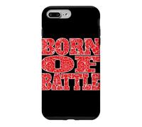 Born Of Battle Patterned Text Soccer 2026 Fan Art Logo Case for iPhone 7 Plus/8 Plus