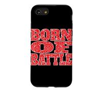 Born Of Battle Patterned Text Soccer 2026 Fan Art Logo Case for iPhone SE (2020) / 7/8