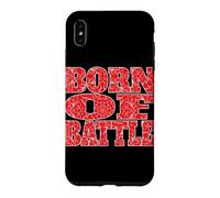 Born Of Battle Patterned Text Soccer 2026 Fan Art Logo Case for iPhone XS Max