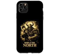 Born Of The North Viking Warrior Norse Design for Men Case for iPhone 11 Pro Max