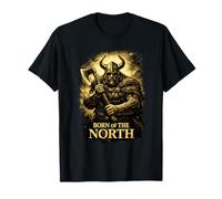 Born of The North Viking Warrior Norse Design for Men T-Shirt