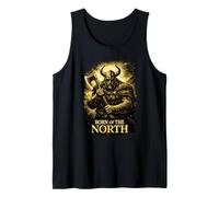 Born of The North Viking Warrior Norse Design for Men Tank Top